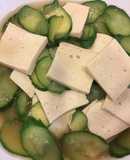 百葉豆腐燴小黃瓜