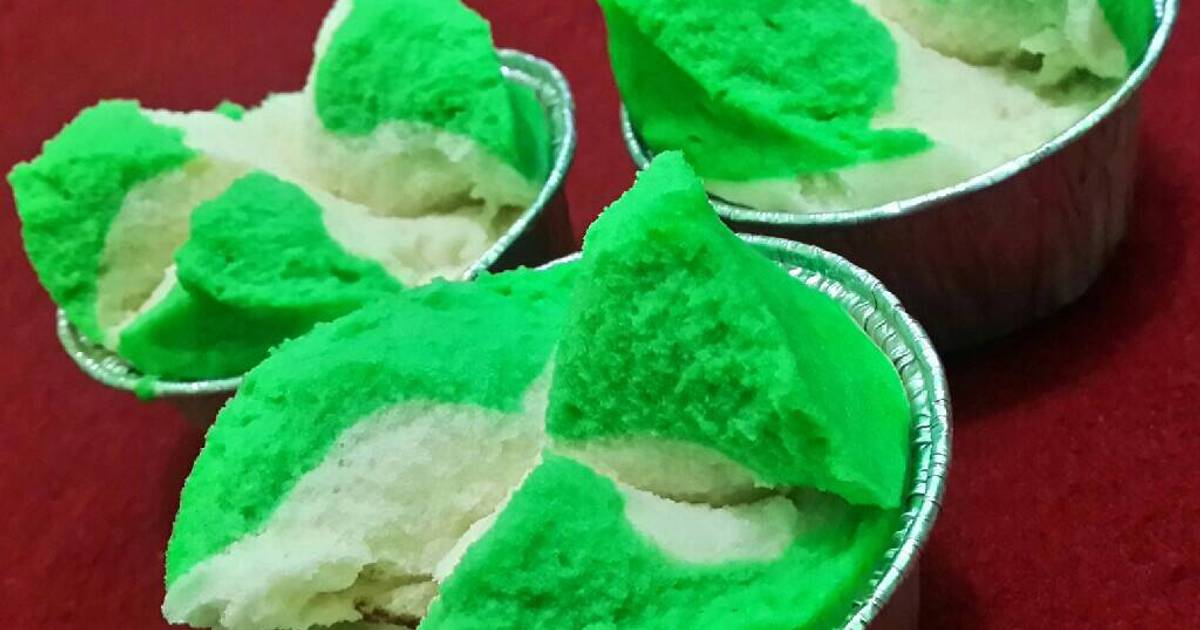 Resep Bolu Kukus Pandan Santan Mekar Oleh Chietox Cookpad