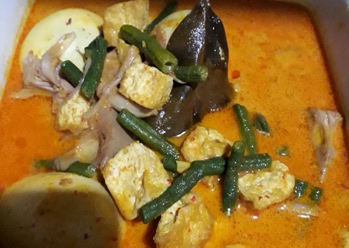 Standar Resep enak memasak Gulai nangka campur tahu dan kacang panjang  sempurna