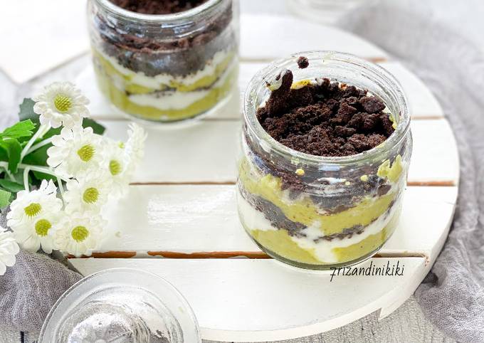 Bagaimana Membuat Avocado oreo dessert Anti Gagal