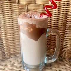 A picture of Nutella shake.