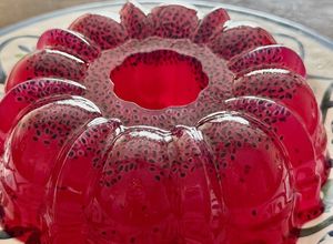 Gambar Agar Agar Sirap Rose Biji Selasih