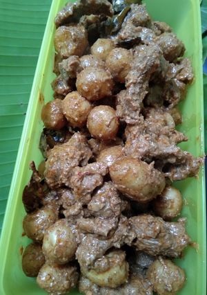 Foto resep 138.Rendang ft kentang
