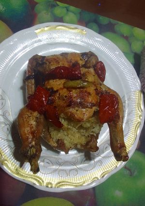 صورة لوصفة فراخ محشيه رز