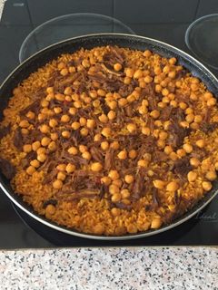 Una foto de Arroz al horno con costillas desmenuzadas de ternera