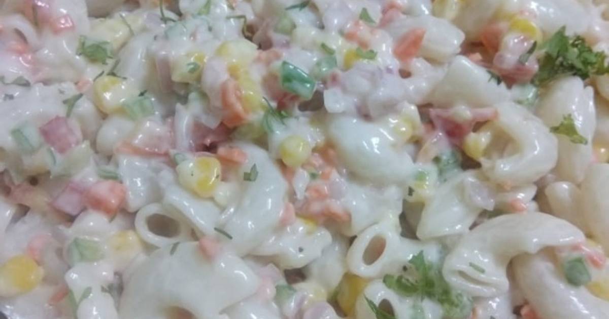 Creamy Mayo Macaroni Salad Recipe by Kratika Yadav - Cookpad