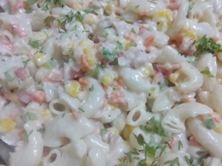 Easy Way Prepare Recipe Creamy Mayo Macaroni Salad that is Perfect, Really Delicious}