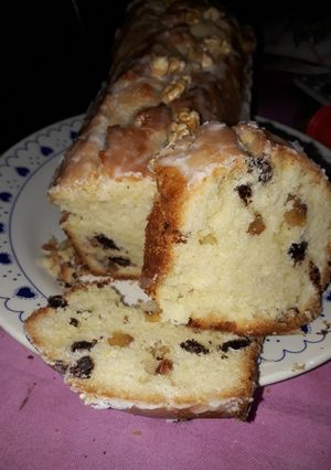 Una foto de Budín de nuez con chocolate😊❣