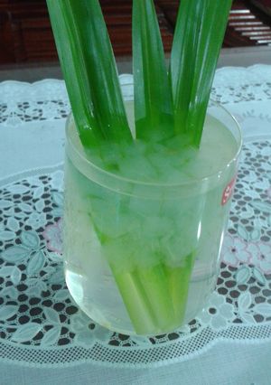 Hình của món Nha đam đường phèn.