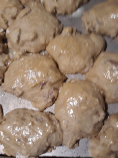 A picture of Pumpkin Pecan Biscuits.