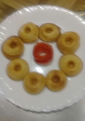 A picture of Mini cakes.#Authormarathon.