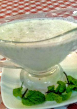 A picture of Mint Raita.