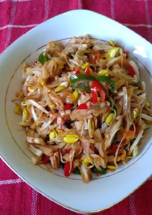 Foto resep Tumis Nangka Muda With Kecambah Kedelai
