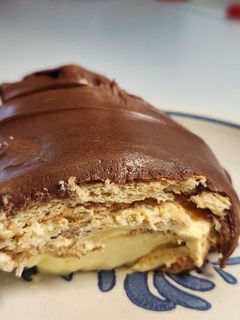 A picture of No Bake Éclair Cake.