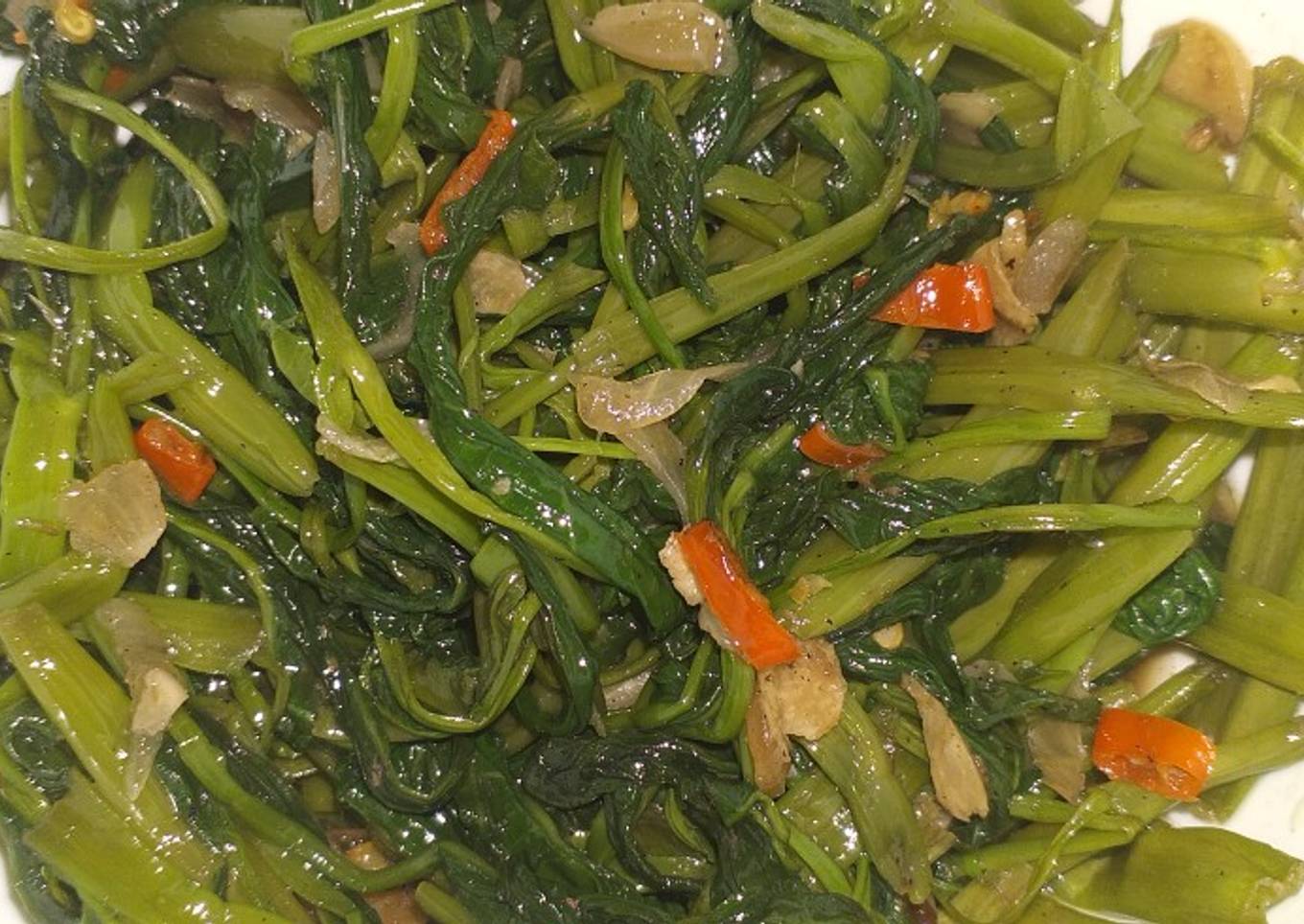 Lobak goreng dengan terasi ringan