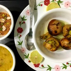 A picture of Daal Baati Churma.