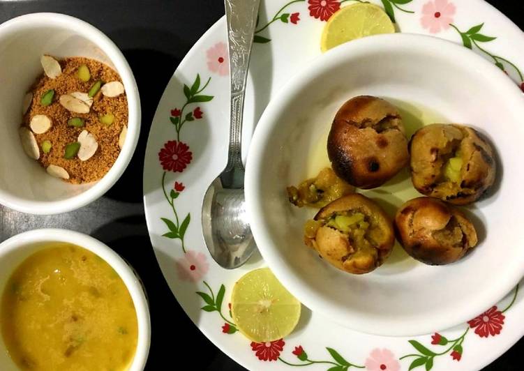 Recipe of Award-winning Daal Baati Churma