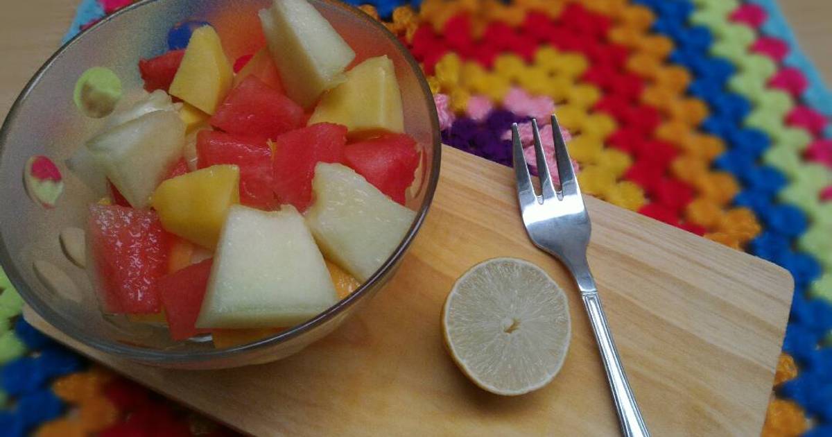 Resep Fruit salad with honey lemon dressing gmday1 oleh Rosma Wita