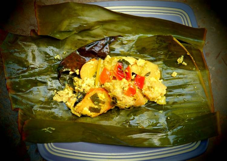 Resep Pepes Ayam Tahu Super Lezat & Gurih 😋??