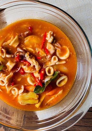 Foto resep Cumi saos padang