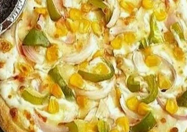 Recipe of Speedy Veg cheese Corn Pizza