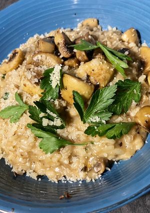 Une photo de Risotto aux champignons saveur truffe 🍄