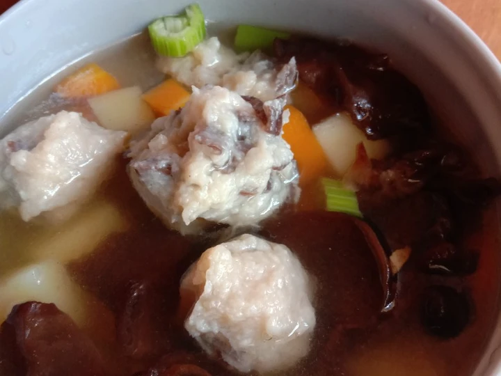 Langkah Mudah untuk Membikin Resep Sop Bakso Ayam Jamur Homemade yang Bikin Ngiler Anti Ribet, Bisa Manjain Lidah