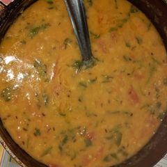 A picture of Dal fry or daal dastoor.
