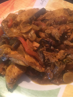 Una foto de Pollo curry light