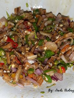 Foto resep Teri Sambal Matah Pedas Mampus