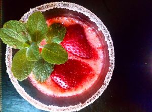Una foto de Mojito de frutilla