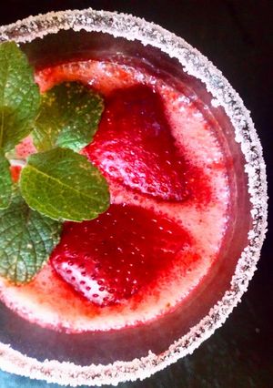 Una foto de Mojito de frutilla