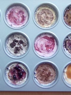 Gyors sajttortácskák muffinformában - sütés nélkül recept fotója