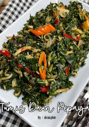 Foto resep Tumis Daun Pepaya