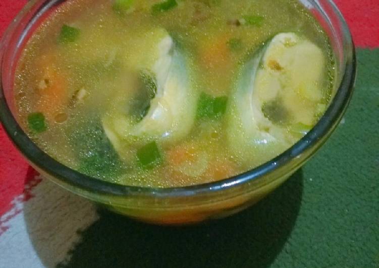 Sup ikan bandeng & wortel simple