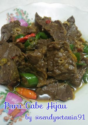 Foto resep Paru Cabe Hijau