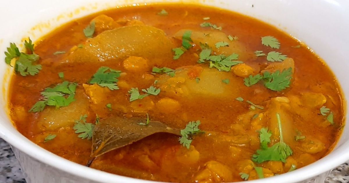 Lauki Chana Dal Curry Recipe by Naheed Alam - Cookpad