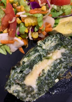 Una foto de Terrina de Espinacas rellena