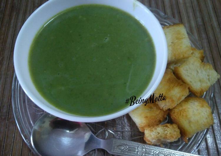 Green Vegetables Soup
