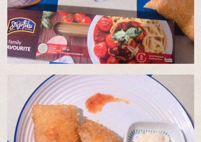 Resep: Risole spagetti dengan roti tawar Yang Mudah
