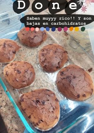 Una foto de Galletas con chips de chocolate saludables
