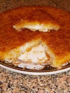 صورة لوصفة كنافة بالقشطة