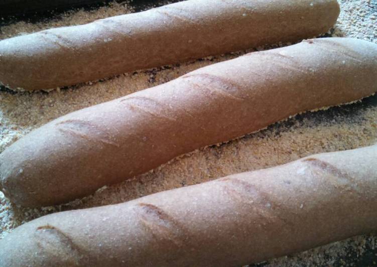 Recipe of Ultimate Spelt sourdough baguette
