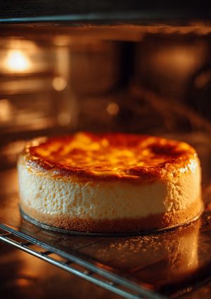 A picture of 3-Step Cheese cake.