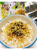 🍚🎌ข้าวญี่ปุ่นโรยผงไข่สาหร่าย -Rice with Egg and Seaweed Powder
