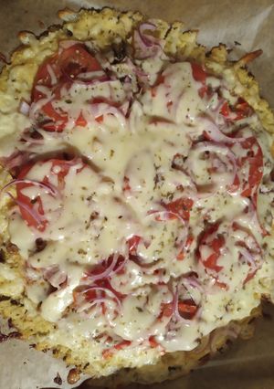 Zdjęcie przepisu Pizza kalafiorowa.