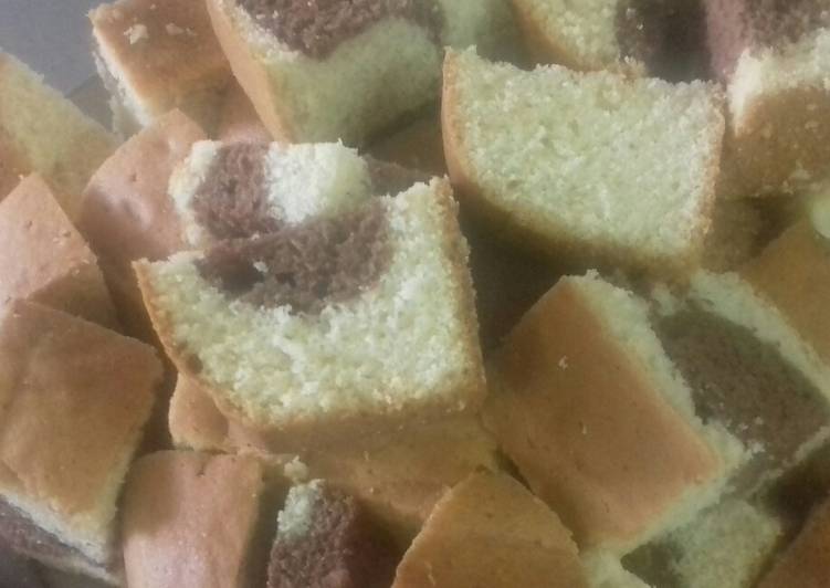 Steps to Make Super Quick Homemade Marble cake