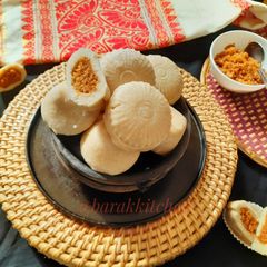 A picture of Bhapa Pitha.