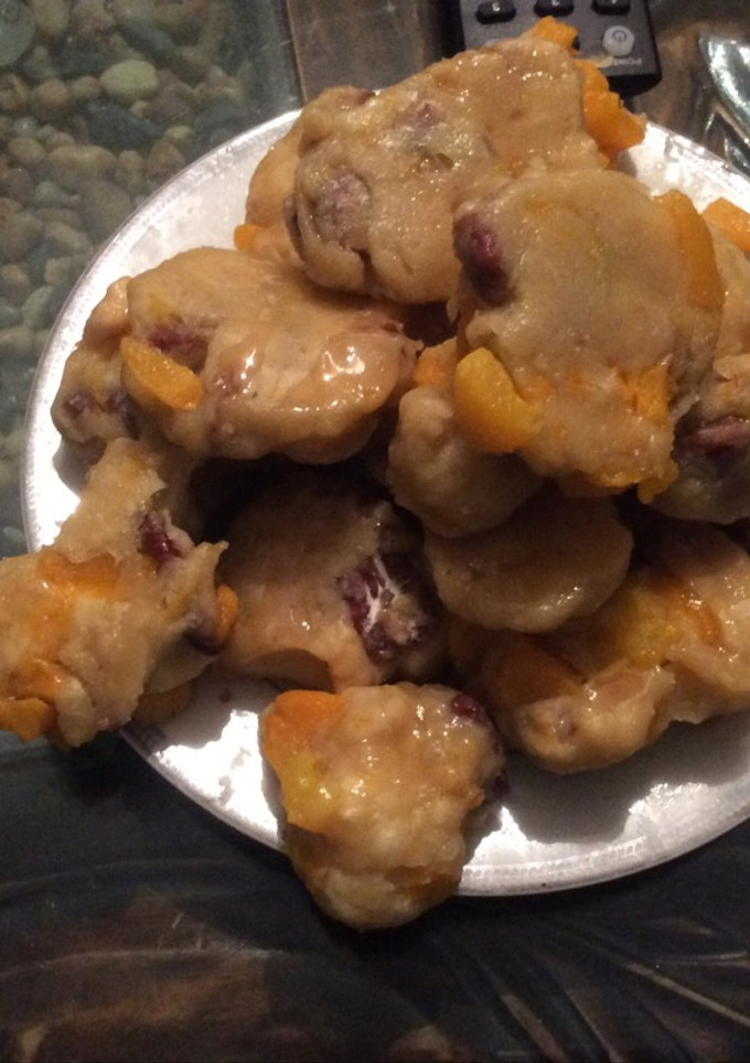 Una foto de Galleta 🍪 de duraznos 🍑 y nueces