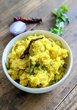 A picture of Aloo Bhaaji.